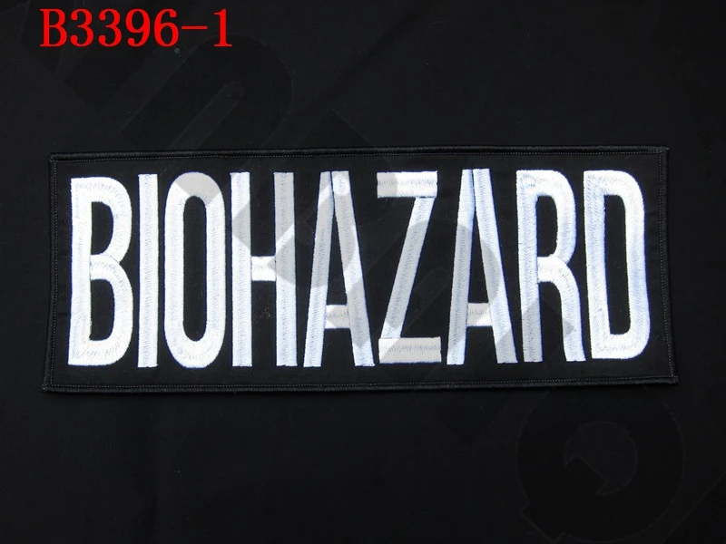 Вышивка заплатка "зонтик" Корпорация BIOHAZARD большая задняя часть тела B3396