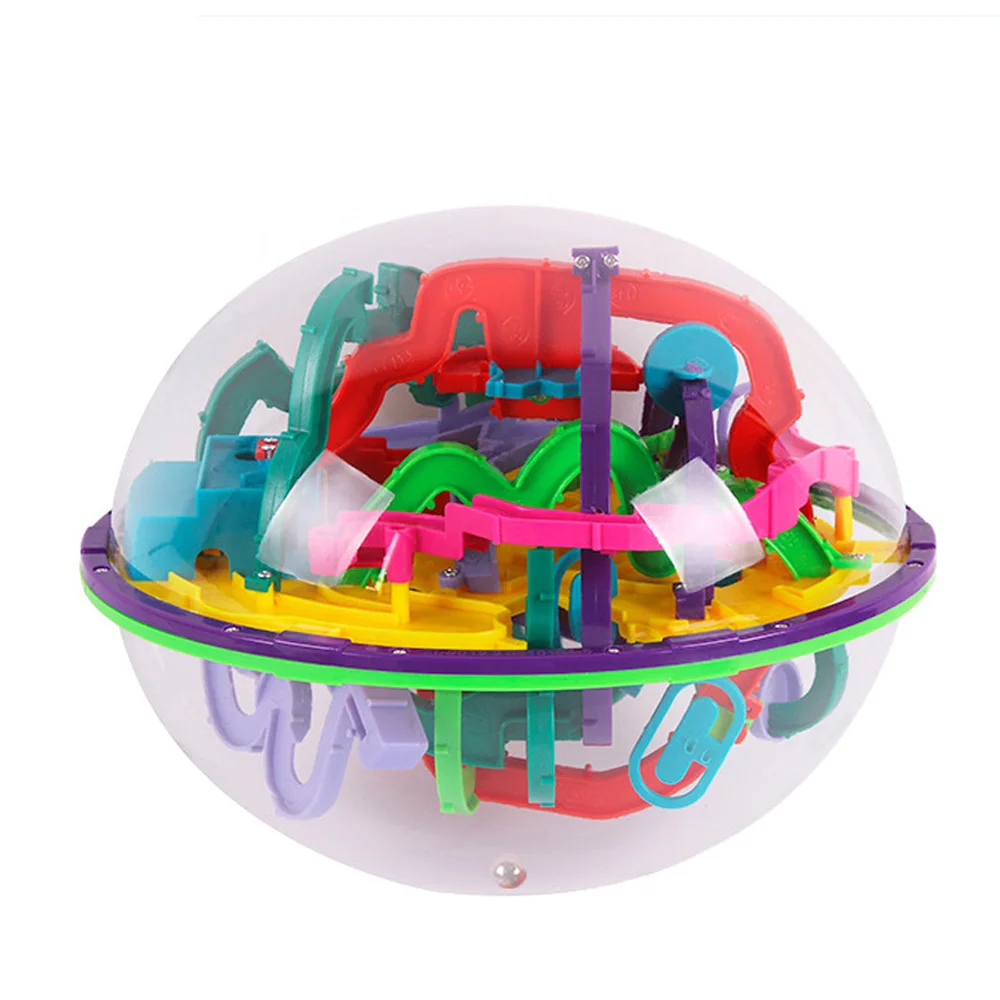 

3D Magic Intellect Maze Ball Castle Logic Big Puzzle Ball Educational Magic Intellect Puzzle Game Balls 100-299 Steps Kid Toys