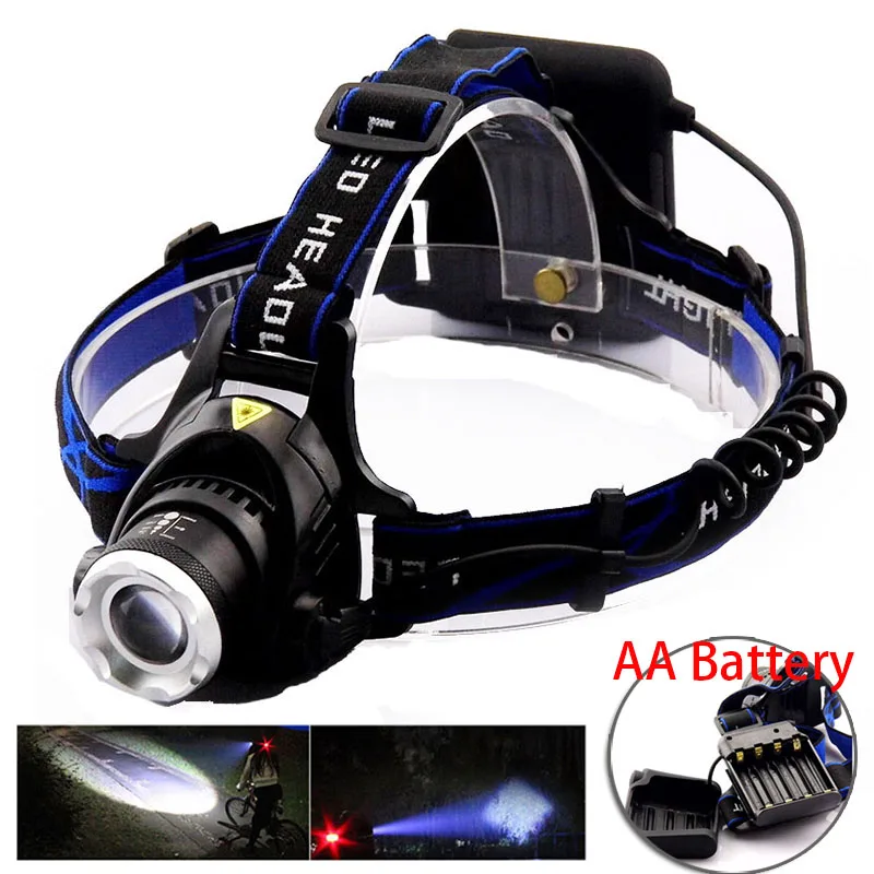 Buy New AA Battery Headlight Rechargeable frontal