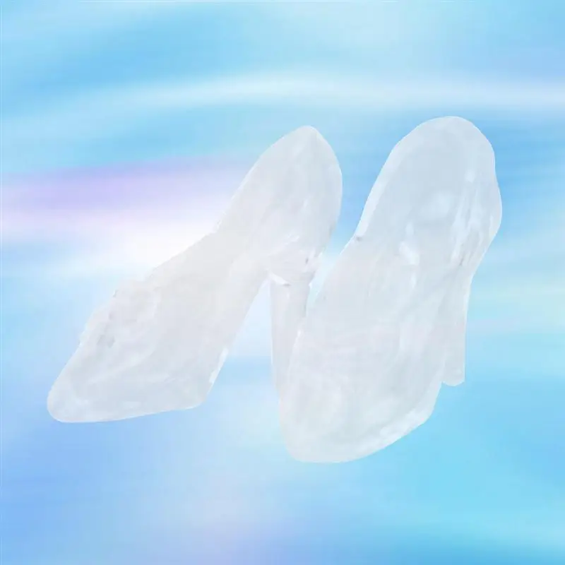 

6pcs Mini Princess Doll High Heel Shoes Transparent Shoes Inspired Weddings Birthday Party Decoration Doll Accessories Girl Gift