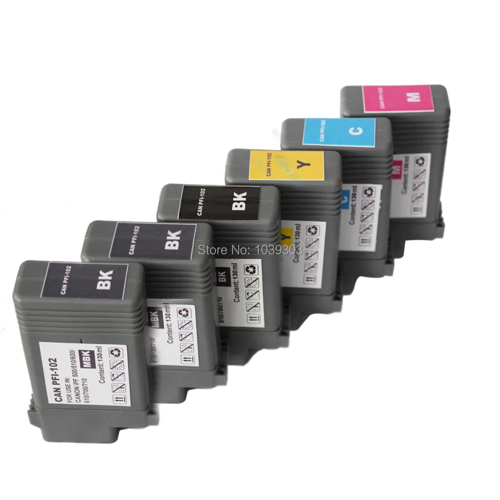 2 New Replacemet ink cartridge for Canon ipf 700 Matte Black inks