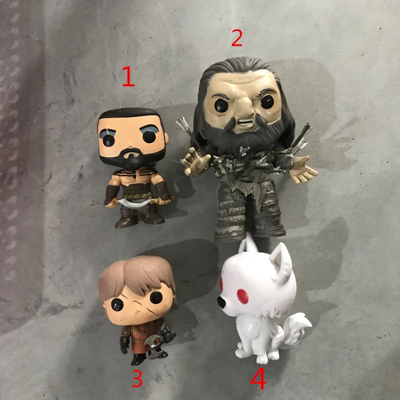 Funko pop бывшая в употреблении Игра престолов Khal Drogo 6 дюймов GOT WUN со стрелами