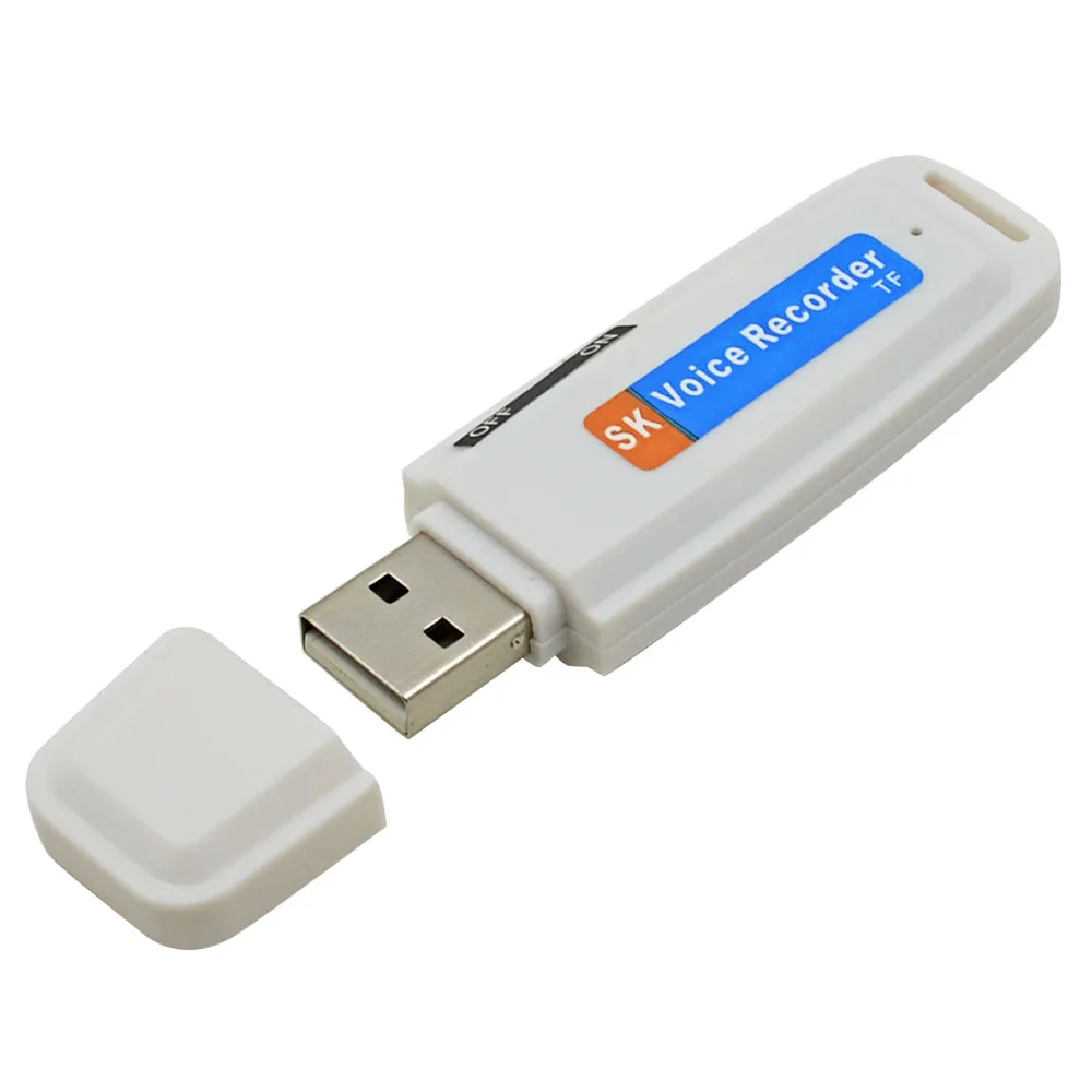 Профессиональный Мини цифровой диктофон 8 ГБ USB флэш-драйвер WAV голосовая запись аудио рекордер MP3 портативный микро диктофон