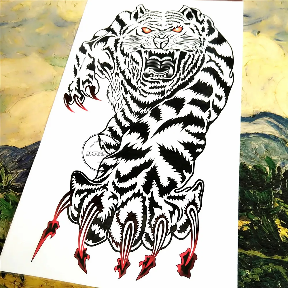 Traditional Tiger Tattoo Flash Print - Etsy India
