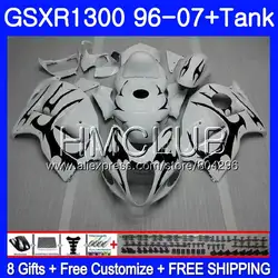 Обтекатель для SUZUKI Hayabusa GSXR 1300 GSXR1300 96 02 03 04 05 06 07 26HM. 29 Черный Белый GSX R1300 2002 2003 2004 2005 2006 2007