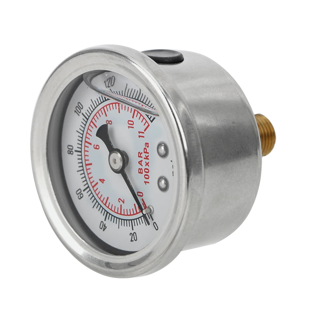 NICEYARD измеритель давления топлива Универсальный Тестер Система мониторинга измеритель давления масла жидкости 0-160 psi 1/8 NPT для авто жидкости