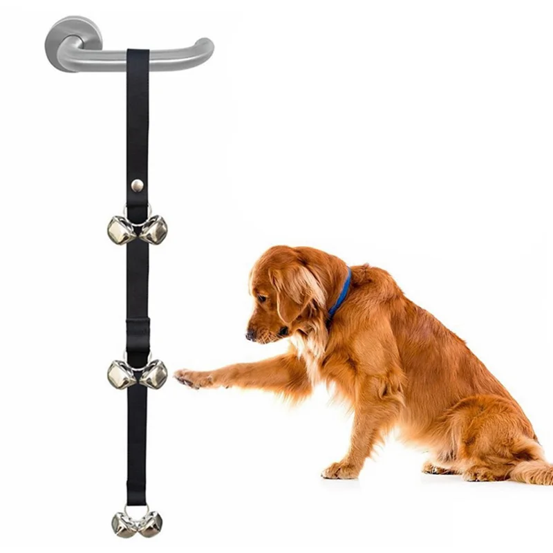 

Dog Bells for House Potty Training Your Puppy Loud Sound Puppy Adjustable Loop and Length Fits Every Size Dog and All Door 35 P1