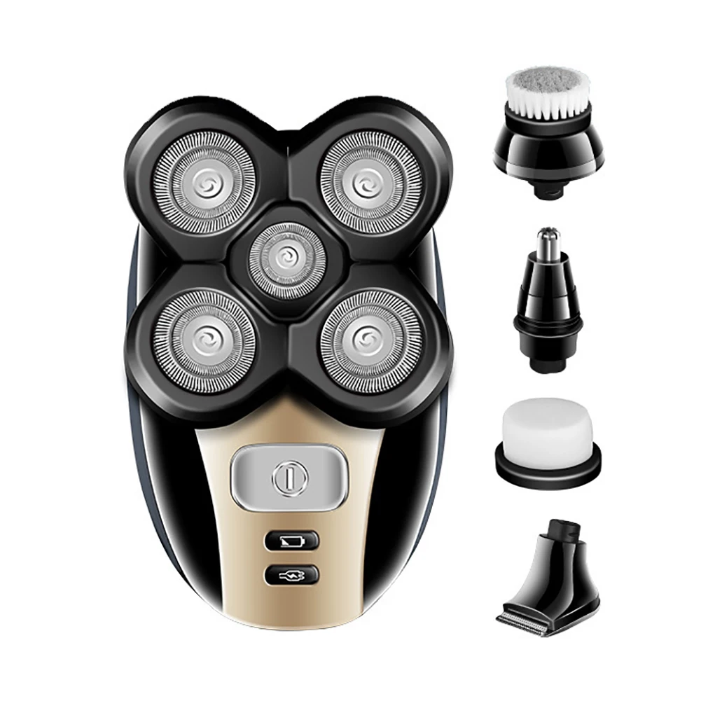 

Kemei KM-1000 full color 5-in-1 electric floating five-head rechargeable razor
