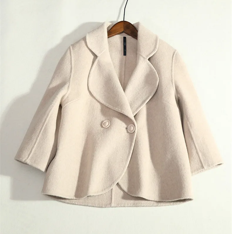 Courte Manteau La Arrivée Conception 2018 Alpaga D'hiver Survêtement Taille Femelle Femmes Plus Laine De Nouvelle O4xA00
