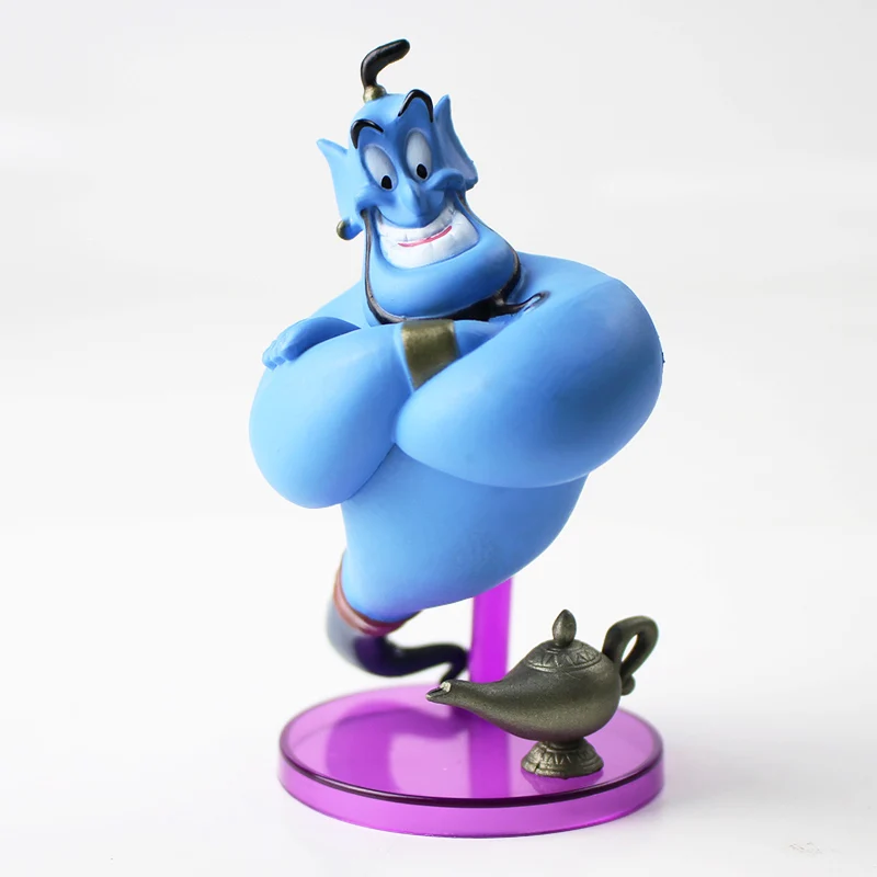 3-9cm One Set anime Aladdin and the magic lamp cute action figure model toy collection with purple base for children birthday 3-9cm One Set anime Aladdin and the magic lamp cute action figure model toy collection with purple base for children birthday