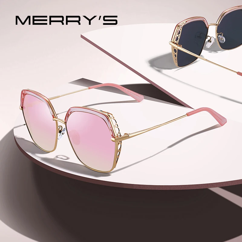 

MERRYS DESIGN Women Luxury Square Polarized Sunglasses Ladies Fashion Trending Sun glasses UV400 Protection S6306