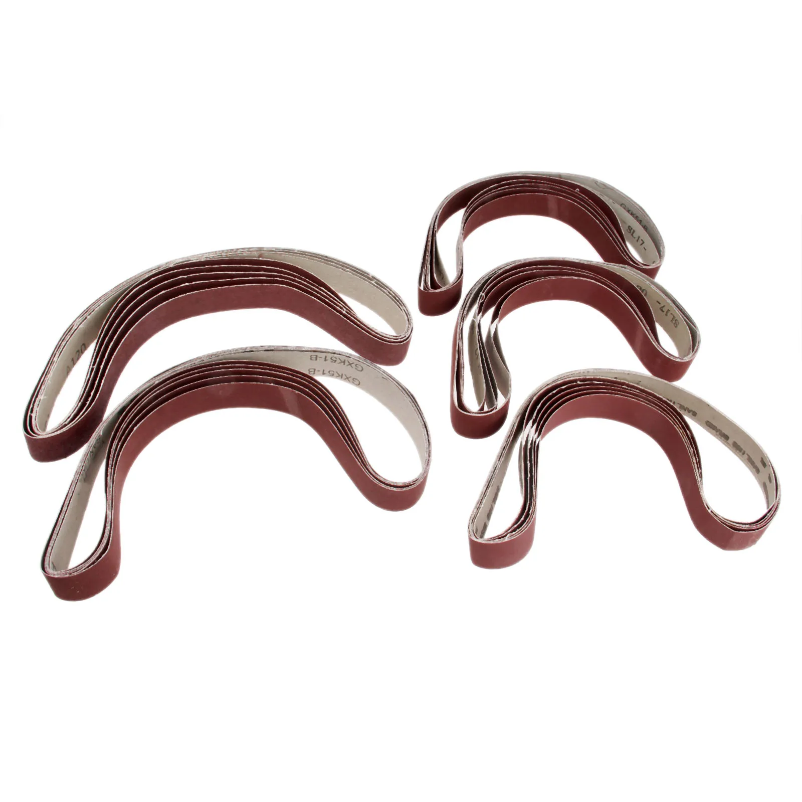 DRELD 5Pcs 760*25mm Abrasive Sanding Belts 1