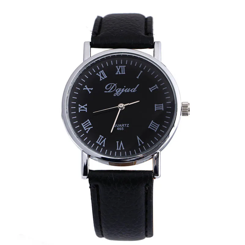 

Fashion Men Watch Roman Numeral Dial Retro Design Two Colors Optional Minimalist Series Casual Quartz Wrist Watch relojes hombre