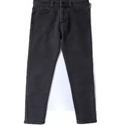 Для женщин брюки для девочек 2018 новый стиль мотобрюки осень зима джинсы Высокая талия эластичные узкие брюки