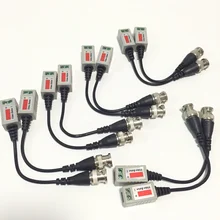 New 10 Pcs (5 pairs)CCTV Camera Passive Video Balun BNC Connector Coaxial Cable Adapter