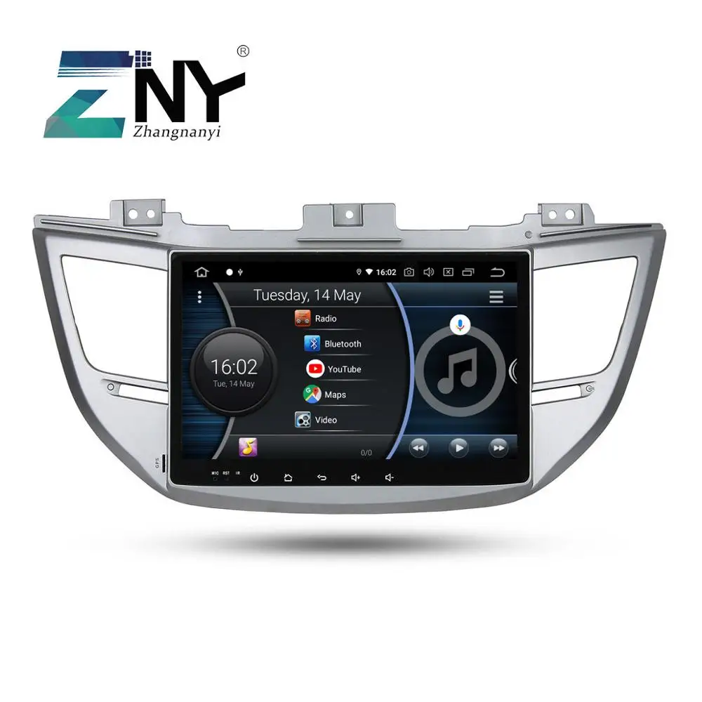 10 1 &quotips 2 Din Android 9 0 автомобильный стерео для hyundai Tucson IX35 2015 2016 2017 компактное