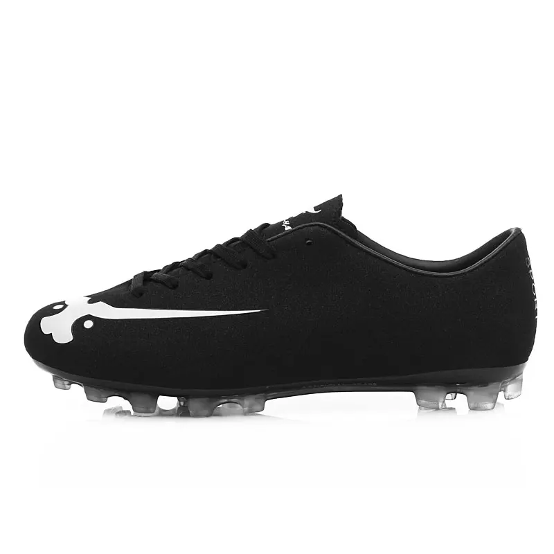 Футбольные бутсы Superfly детские кроссовки для мальчиков обувь для футбола унисекс футбольные бутсы Спортивная обувь - Цвет: FG Black