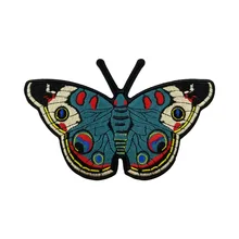 Бабочки красивые нашивки вышитые железные на логотипе животных пользовательские дети девочки DIY патч экологически чистый размер груди мини для детей
