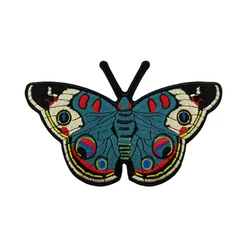

Butterflies Beautiful Patches Embroidered Iron on animal logo Custom kids girls DIY Patch Eco-Friendly chest size Mini for child