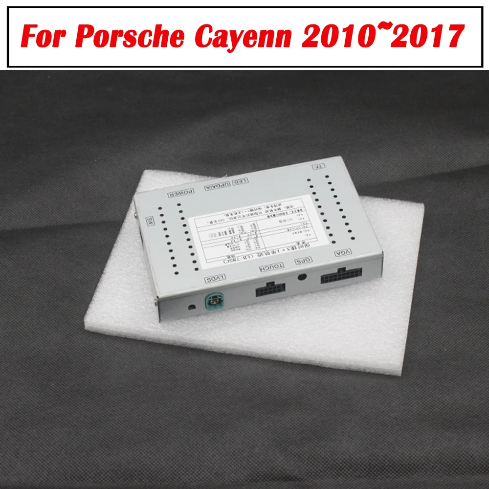 Reversing Camera For Porsche Cayenn 2010~ Connect Original Screen Display Parking Rear view camera MMI Decoder