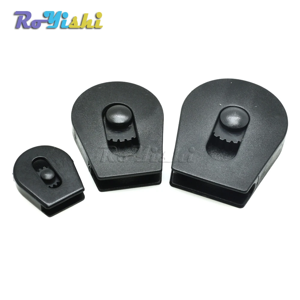 

Cord Lock Ends Stopper Drawstring Sliding Plastic Wheel Pull-Strings Stopper For Shoe Cloth Bag