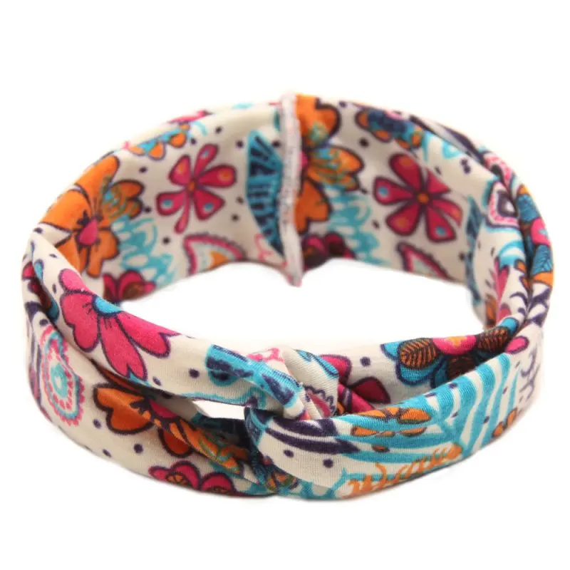 

Floral Print Turban Headband Top Knot Headband, Headwrap Head band Hair Accessories Headwear bandeau fille