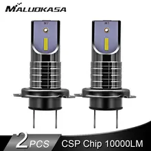 Buy 2PCS LED H7 LED Headlight Bulbs H7 Canbus CSP Y1919 Chip 10000LM 25W Mini H11 H8 HB4 Car Lights Cutting Line 12V 24V Car Styling Free Shipping
