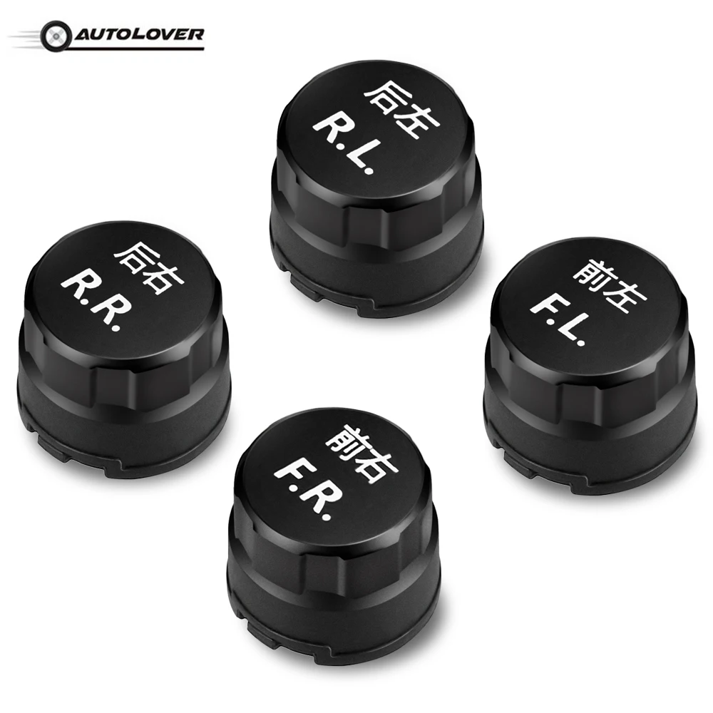 

AUTOLOVER VC601B Car BLE TPMS Tire Pressure Monitoring System With 4 External Sensors Waterproof Auto Security Alarm Systems