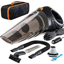 4800pa Strong Power Car Vacuum Cleaner 120W with Handbag Cyclonic Wet Dry Auto Portable Vacuums Cleaner
