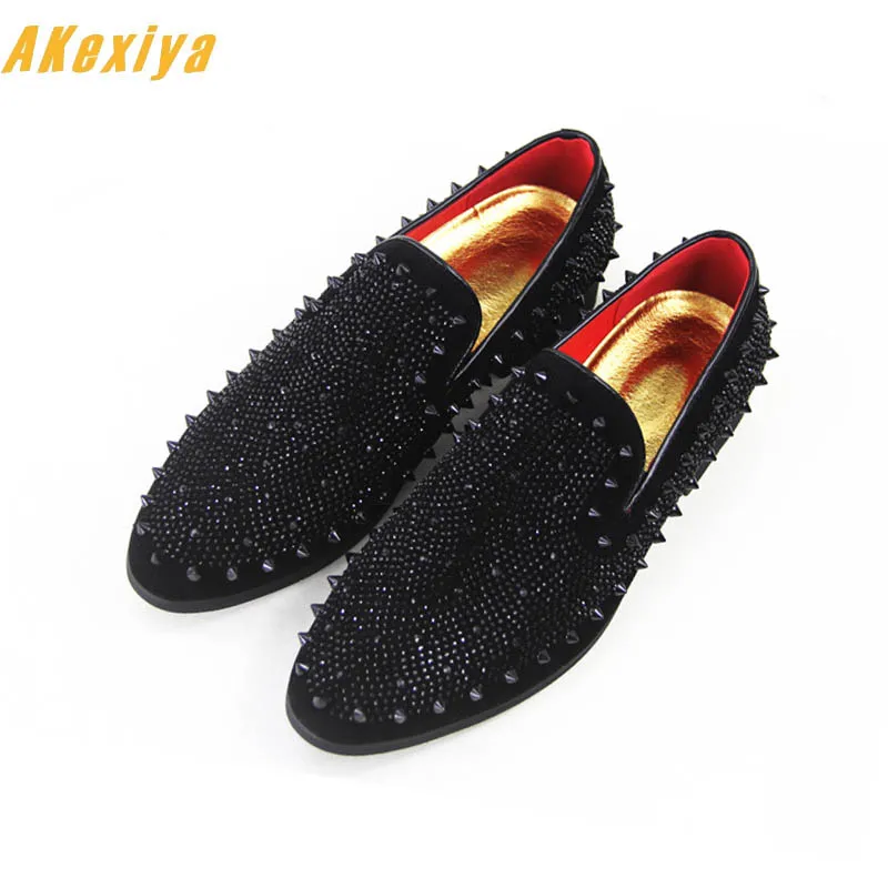 mens rhinestone dress shoes