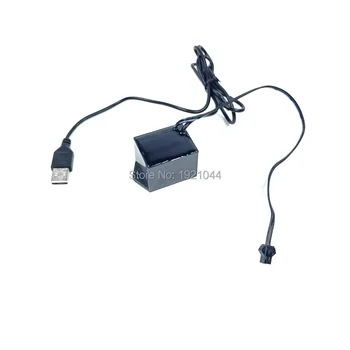 

NEW Style 5V 15M USB Port EL wire driver powered by Mobile battery for driving 1-15m EL wire or EL Tape For party Decoration