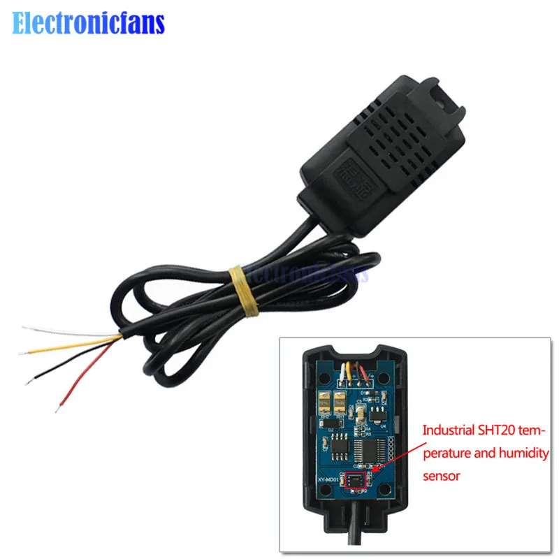 Высокая точность SHT20 модуль датчика температуры и влажности RS485 аппаратный интерфейс Монитор датчик температуры и влажности Зонд