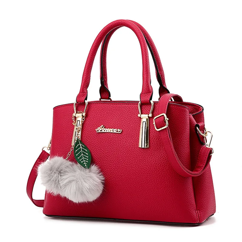 2018 бренд Для женщин Сумки Pom мяч орнамент Курьерские сумки дамы Bolsa Feminina