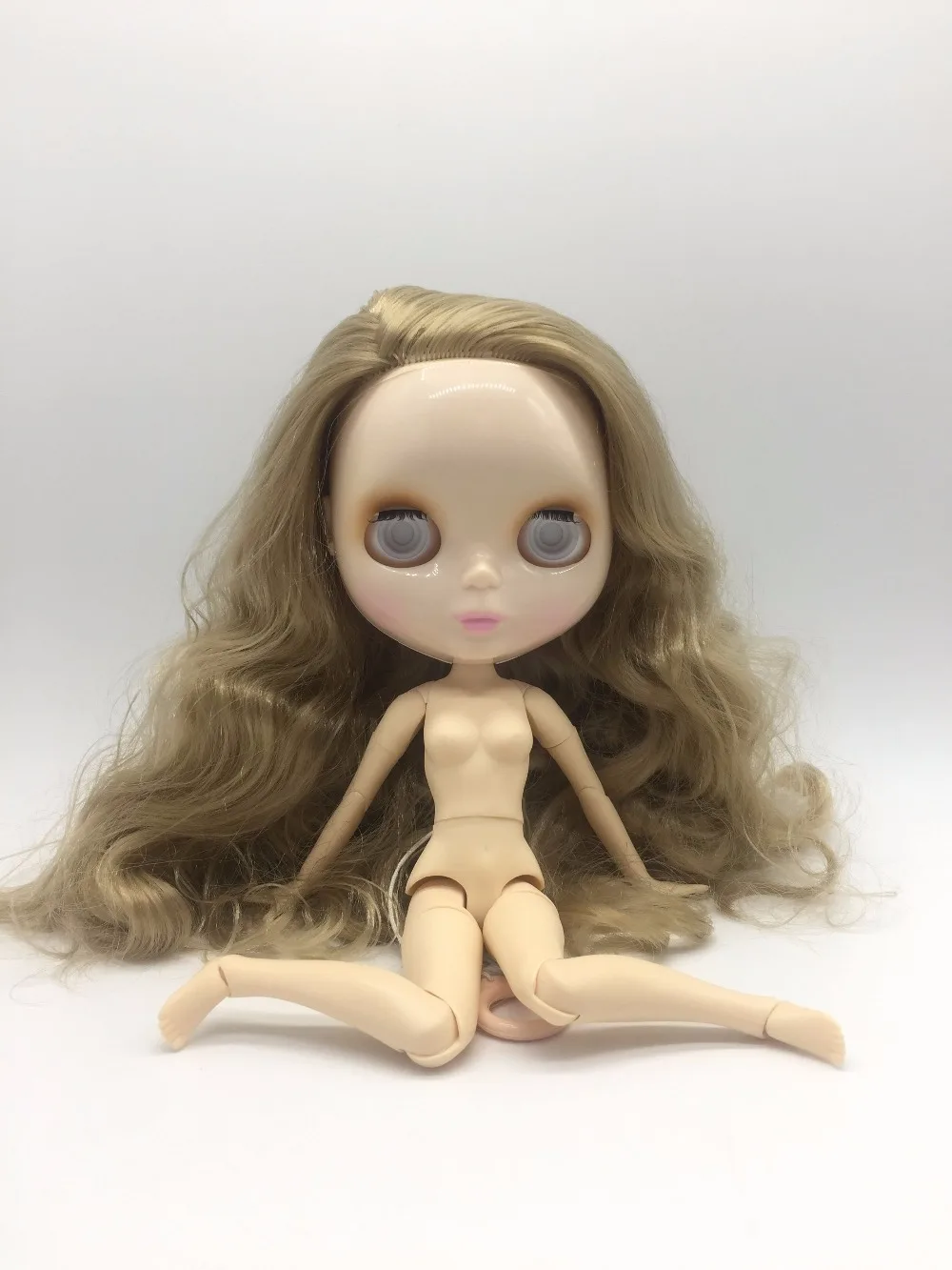 

Free shipping cost SALE joint body Blyth Dolls ,no eyes chips Factory Fashion toys Suitable For DIY Change BJD Toy For Girls 17