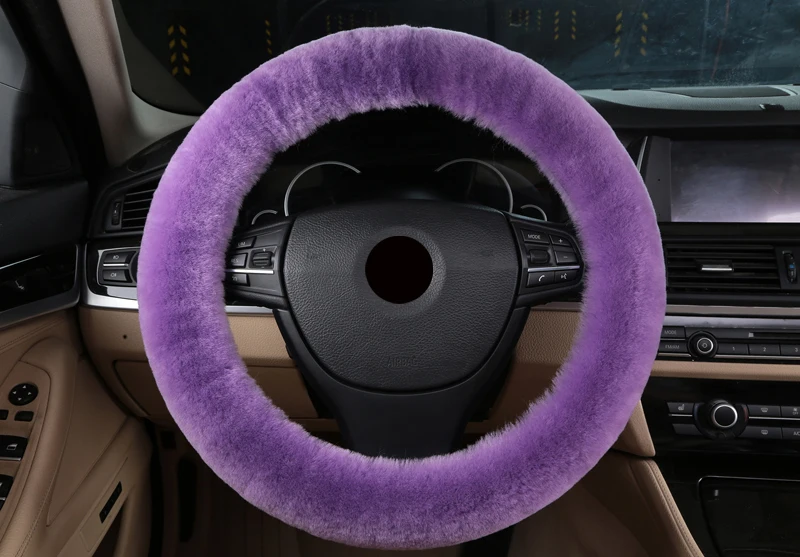 11 Pure Wool Pure Sheepskin Car Steering-wheel Cover