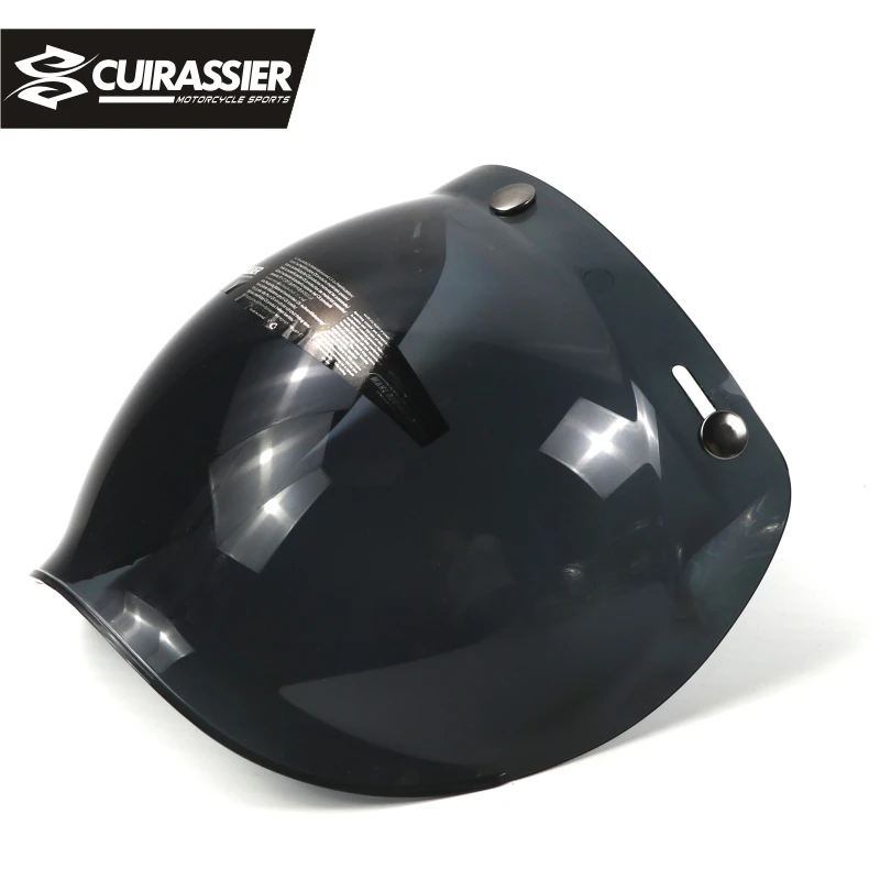 Cuirassier VS01 3-Snap открытый лицевой козырек винтажный мотоциклетный шлем пузырьковый