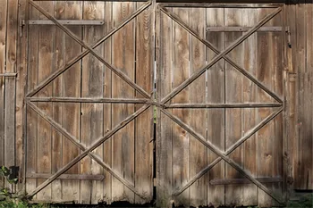 

HUAYI vintage farm barn Wood door Party Baby Children Portraits Indoor Photography Backdrop photo Background Photo Studio Props