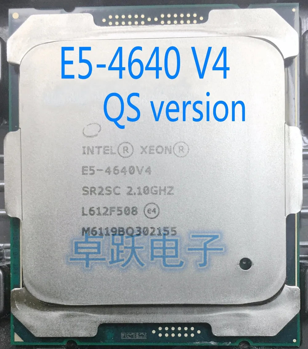 Бесплатная доставка E5-4640V4 оригинальный Intel Xeon QS версия E5 4640v4 2 10 ГГц 12-ядерный 30 Мб
