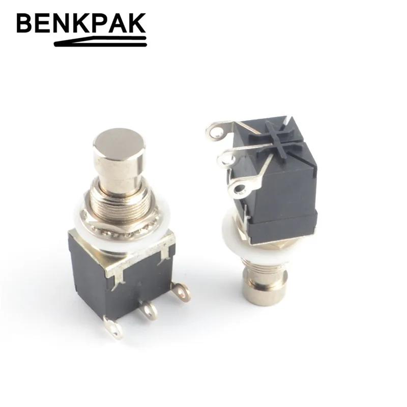 2PCS Latching Type Maintained Spdt Guitar Effects Stompbox Foot Pedal