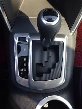 

Fit For Mazda CX-5 CX5 2012- 2015 AT Shift knob Panel Decoration Internal ABS Chrome Car Moldings(only left-handed driving)