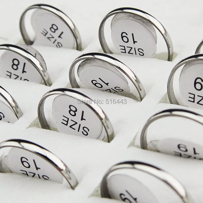 

Never Fade Wholesale Jewelry Lots 100pcs Stainless steel Arc Plain Silver Rings Joint Ring Mens Womens Rings Free Shipping A351