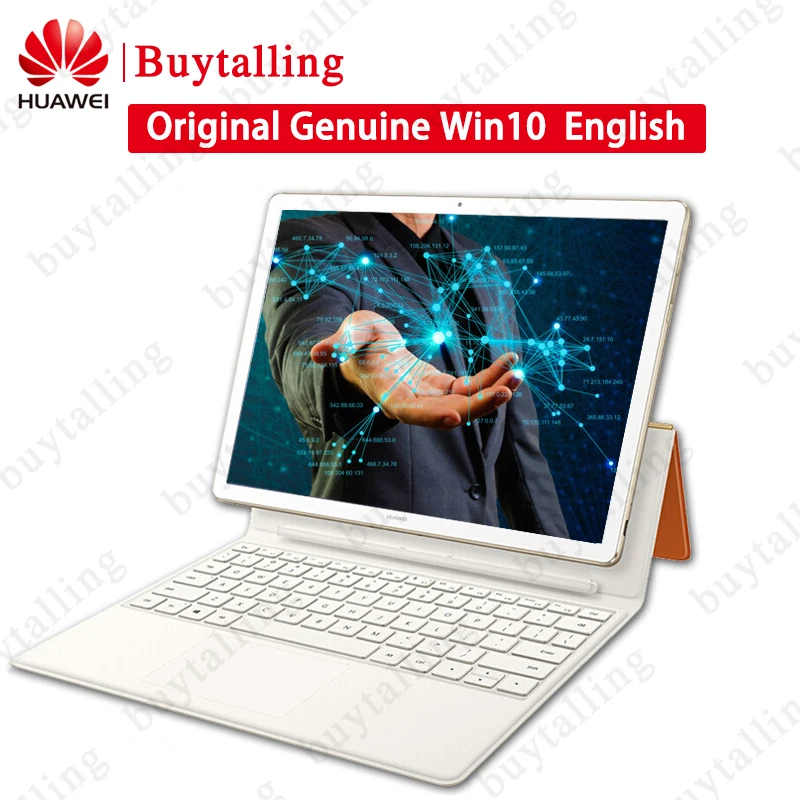 12 0 &quotHuawei MateBook E 2 в 1 4 Гб LPDDR3 128 SSD 7th Intel Core M3 7Y30/i5 7Y54 Windows 10 отпечаток пальца ID 2160*1440