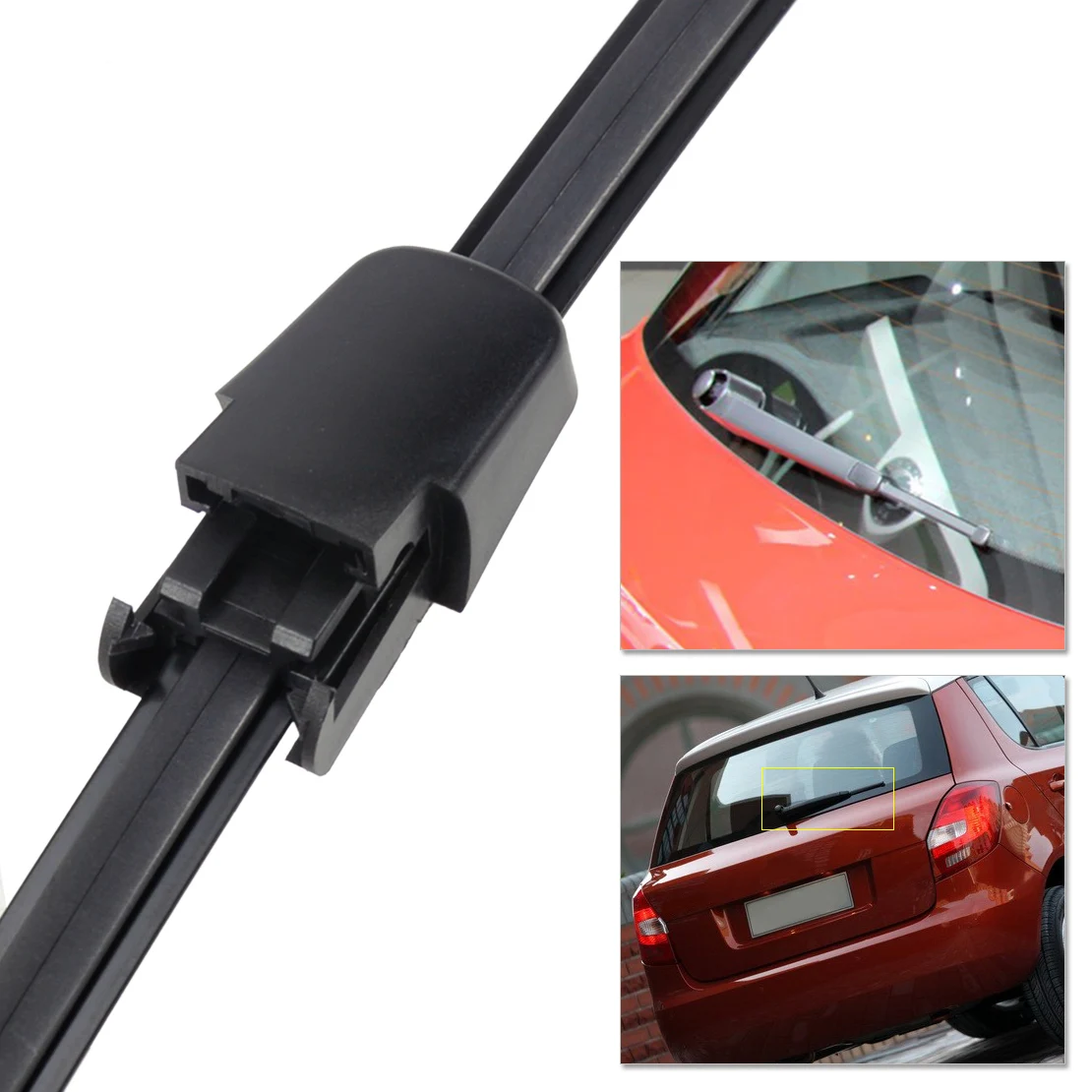 CITALL 1Pc Black Color Rear Window Windshield Windscreen Wiper Blade