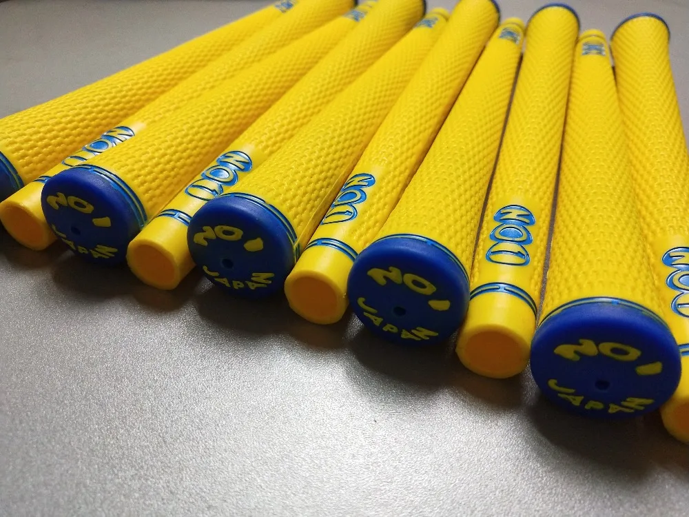 جديد 10 قطعة/المجموعة no1 الأصفر و الأزرق مقابض لعبة الغولف شحن مجاني جديد 10 قطعة/المجموعة no1 الأصفر و الأزرق مقابض لعبة الغولف شحن مجاني