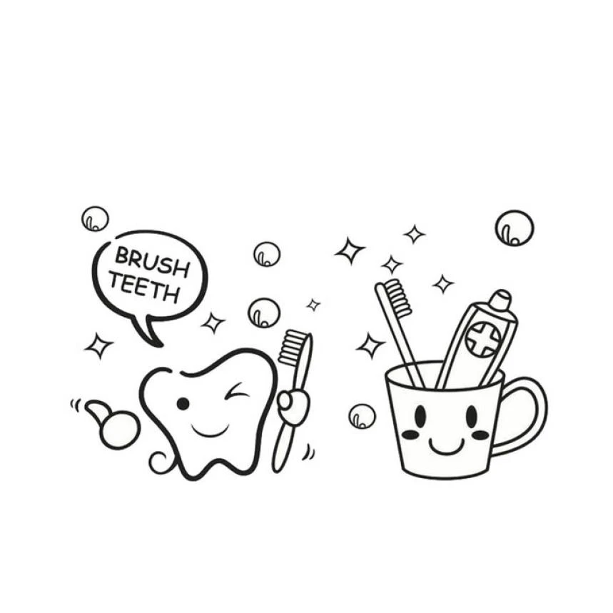 Autocollant Mural Amovible En Vinyle Nouveau Autocollant De Decoration Dents De Bebe Brosse A Dents Bain De Lavage Dec23 Aliexpress