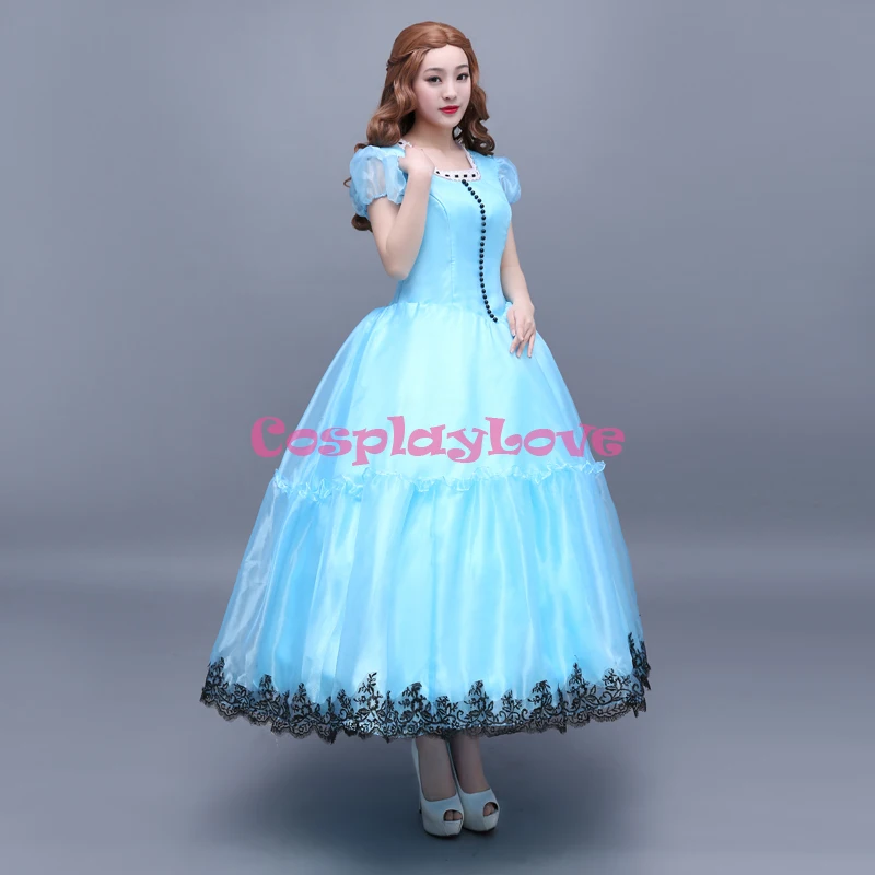 CosplayLove Movie Alice in Wonderland Custom-made Alice Kingsleigh Dress Cosplay Cosplay Costume For Kid Adult Women (9)