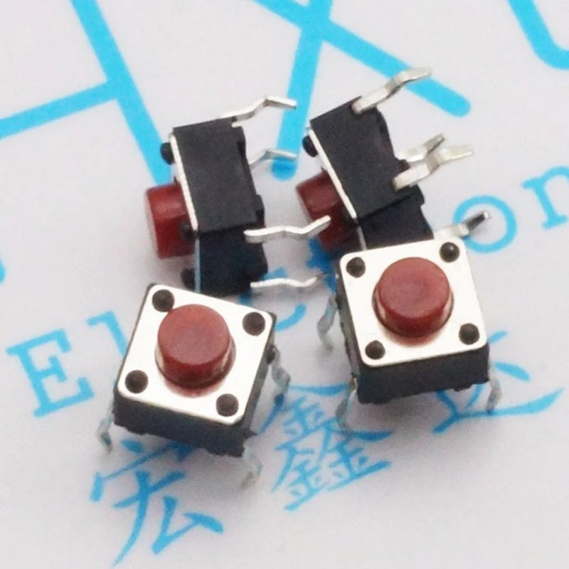 

6 x6x5 red induction cooker switch Red key induction cooker touch switch