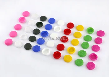 

7 colors New TPU Silicone Cover Joystick Grips Case cap for PS4 Controller 10pcs/lot