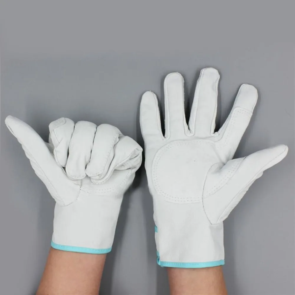 1 пара рабочих перчаток износостойкие электрические сварочные пайки безопасные рабочие защитные перчатки металлические промышленные перчатки