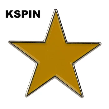 

Yellow Star Lapel Pin Badge Enamel Pin badge brooch Lapel pin Jeans shirt Cool Jewelry Gift XY0162-3